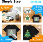 Heat Transfer Paper 30 Sheets, 8.5" X 11" Dark Iron On Transfer Paper | - Image 4