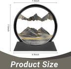 Meeitec Moving Sand Art, 3D Liquid Motion Deep Sea Sandscape Color Quicksand - Image 3