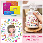 407pcs Gem Stickers Crafts for Kids, Self Adhesive Jewel Stickers, Acrylic - Image 6