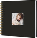 10 x 10 Inch Scrapbook Photo Album, Hardcover Kraft White Pages Arch Window by Sprsthai