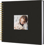 10 x 10 Inch Scrapbook Photo Album, Hardcover Kraft White Pages Arch Window by Sprsthai