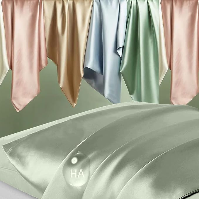 Silk Pillowcase for Hair and Skin, Mulberry Silk Pillow Cases Queen Size - Image 2