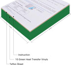 JANDJPACKAGING Green HTV Heat Transfer Vinyl - Image 2