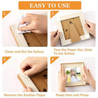 JANYUN 140 Pcs Clear Sticky Dots, 35 mm Round Putty Tape - Image 5