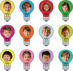 60PCS VBS 2026 Light Bulb Theme Cutouts Colorful Light Bulb Bulletin Board by partygreeting