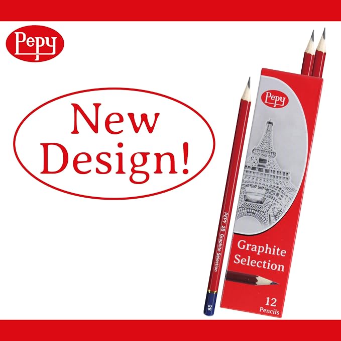 Pepy Graphite Professional Drawing Pencils - Image 2