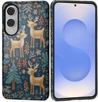 Case for Samsung Galaxy S25 Edge Case, Cute Christmas Reindeer Design Hybrid by Kapadiy