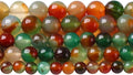 4mm 90pcs Natural Peacock Agates Beads by NaturalStoneBeads