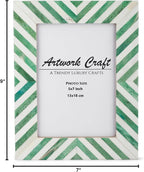 Picture Photo Frame Chevron Herringbone Art Inspired Vintage Table-Top/Wall - Image 7