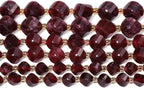 42pcs Natural Garnet Stone Beads - Image 7