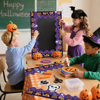 69Ft Halloween Bulletin Board Border Bat Ghost Pumpkin Cat Cobweb Funny - Image 5