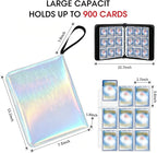 Sparkly Trading Card Binder 9-Pocket Zippered - Image 2