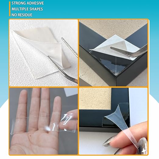 Birllaid Double Sided Tape for Walls, Picture Hanging Strips Removable Mounting - Image 2