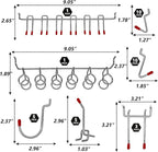114 pcs Pegboard Hooks Assortment - Image 2