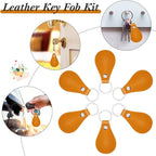 Taiyin 30 Pcs Leather Key Fob Kit - Image 6