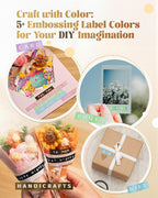Embossing Label Maker, Scrapbook Supplies Junk Journal Kit, Vintage Embossed - Image 4