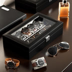 ProCase Watch Box Organizer, 12 Slot Watch Display Case - Image 4