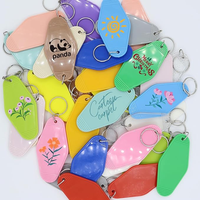 LOTMER 20/30/40/80 PCS Hotel Keychain Blank - Image 4