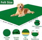 Emerald Green Fabric Sheet 36" X 36", 1.4mm Thick Large Soft Durable Flexible - Image 2
