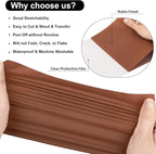 VINYL FROG Chocolate Heat Transfer Vinyl Roll 12" x5ft Matte HTV Vinyl | - Image 2