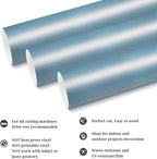 TECKWRAP Permanent Adhesive Vinyl 12" x 10ft, Matte Cobalt Blue - Image 2