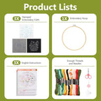 Santune 3 Pack Beginner Embroidery Kits - Image 4