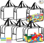 6 Packs Large Toy Storage Bags by OPELETNNT
