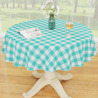Smiry Plastic Table Cloth, Waterproof Vinyl Tablecloth by Smiry
