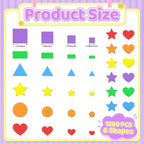 1200Pcs Foam Stickers Foam Shape Stickers - Image 2