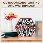 Tintnut Leopard Permanent Vinyl Zebra Pattern Adhesive Vinyl 8 Pcs 12x10in | - Image 5