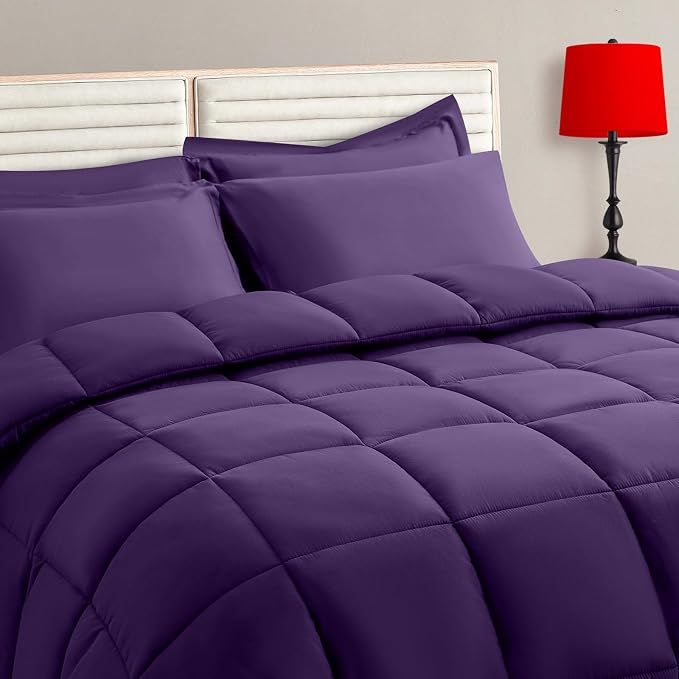 TAIMIT Purple Full Size Comforter Set by TAIMITBedingSets
