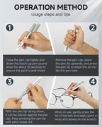 Rose Gold Eyeglass Frame Touch Up Paint Pen, All-in-One Touch Up Kit - Image 5