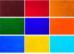 9 Pack Transparent Stained Glass Sheets, 4 x 6 inch Cathedral Glass Colored - Image 2
