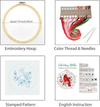 Louise Maelys Cardinal Embroidery Kits - Image 2