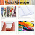 NEGEKFKX 6 Pcs Cross Stitch Bookmark Kit - Image 4