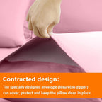 TAIMIT Pink King Size Comforter Set - Image 4