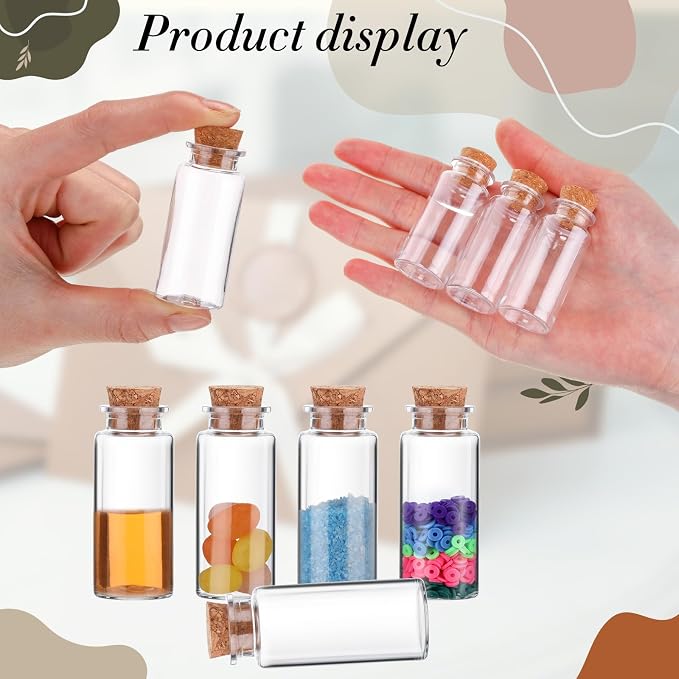 Bokon 100 Packs 15ml Mini Plastic Bottles - Image 4