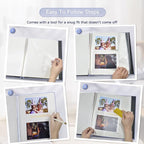 Popotop Large Photo Album Self Adhesive 4x6 5x7 8x10 Scrapbook Album DIY - Image 4
