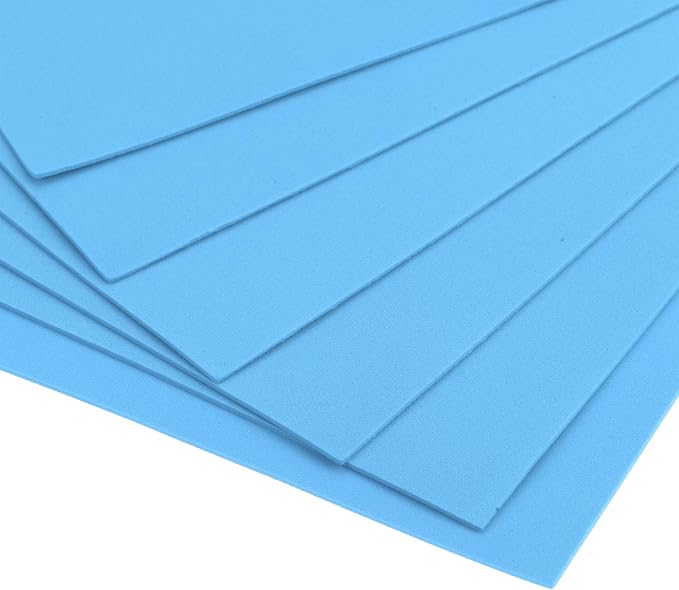 uxcell Light Blue EVA Foam Sheets, 11.8x7.9 in 1.8mm Thick Handicraft Foam Paper - Image 5