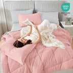 Sasttie Full Size Comforter Sets, 7 Pieces Reversible Bed in a Bag Full - Image 5
