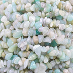 260pcs Natural Amazonite Crystal Beads Chips 5mm to 8mm Irregular Gemstone Beads - Image 3