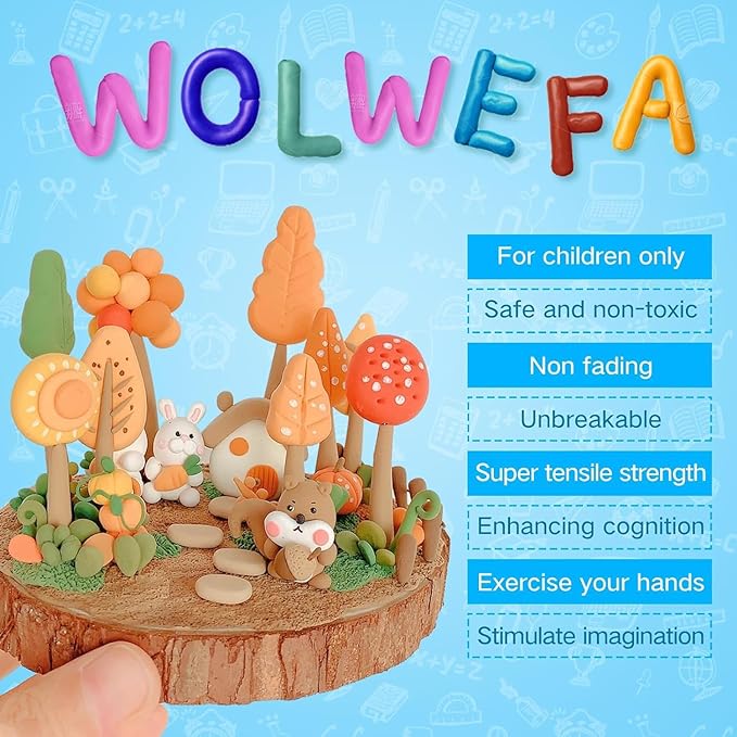 Yellow Air Dry Clay 12 Packs Foam Clay Air Dry Foam Clay - Image 5