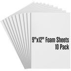 Foam Sheets for CraFts, Thin EVA CraFt Sheets, 10 Pack, 9 x 12 Inch | by Houseables