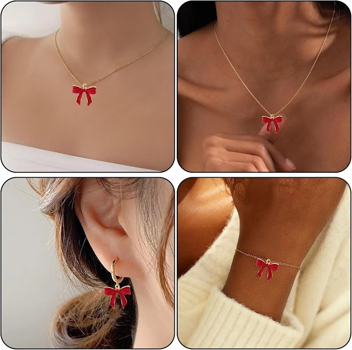 Bow Charms for Bracelet Jewelry Making Cute Bracelet Charms | 18Pcs, Bow Charms - Image 6