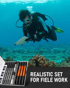 Nicpro 3 PCS 1.3 mm Orange Mechanical Pencils Set - Image 7