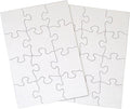 24 Blank Jigsaw Puzzles by Inovart