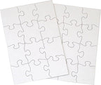 24 Blank Jigsaw Puzzles by Inovart