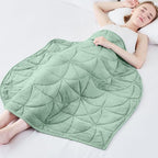 Weighted Lap Blanket 7 lbs for Adults, Luxury Soft Small Weighted Blanket by EazfyPro