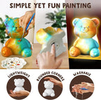 Goody King Paint Your Own Bear Lamp Kit, DIY Night Light, Arts and Crafts - Image 4
