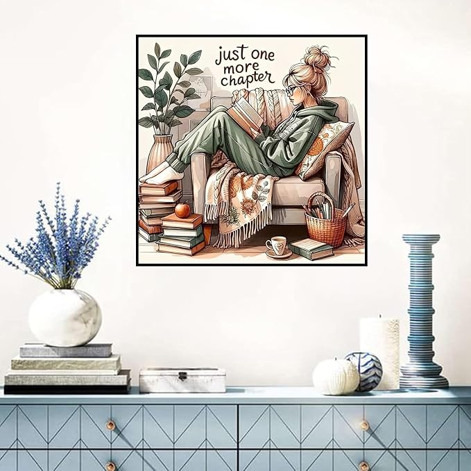 niurenmaoyi Reading Book Stamped Cross Stitch Kits - Image 4